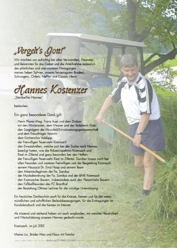 Parte von Kostenzer Hannes