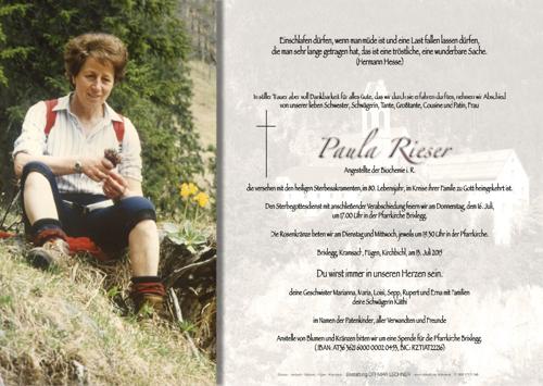 Parte von Paula Rieser