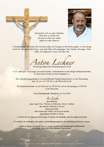 Parte von Anton Lechner