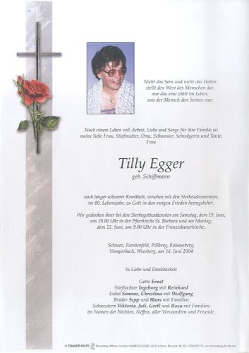 Parte von Ottilia Egger