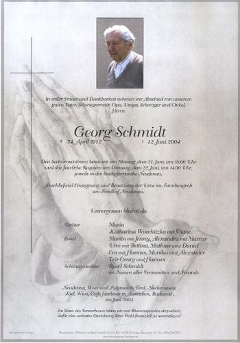 Parte von Georg Schmidt