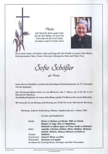 Parte von Sofie Schösser