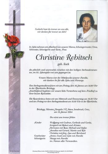 Parte von Christine Rebitsch