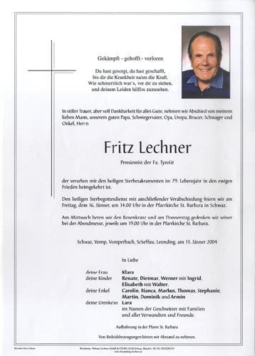 Parte von Friedrich Lechner