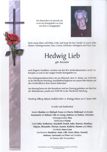 Parte von Hedwig Lieb