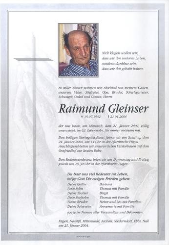 Parte von Raimund Gleinser