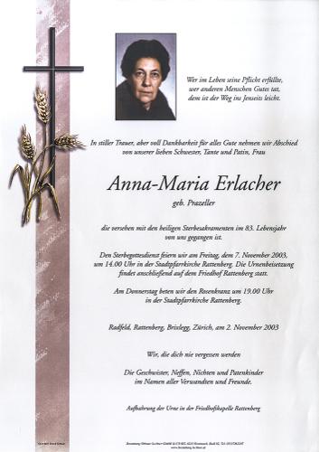 Parte von Anna Maria Erlacher