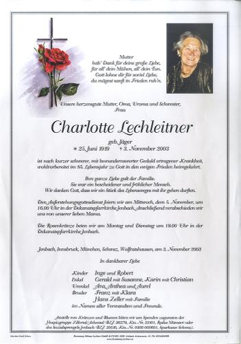 Parte von Charlotte Lechleitner