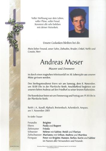 Parte von Andreas Moser