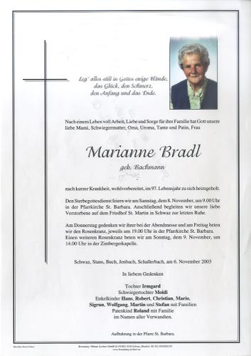 Parte von Marianne Bradl