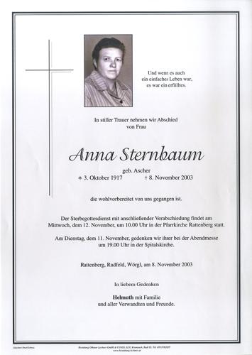 Parte von Anna Sternbaum