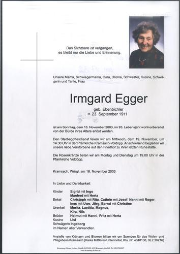 Parte von Irmgard Egger