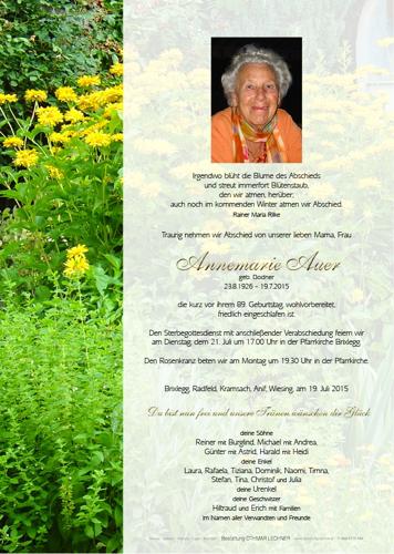 Parte von Annemarie Auer