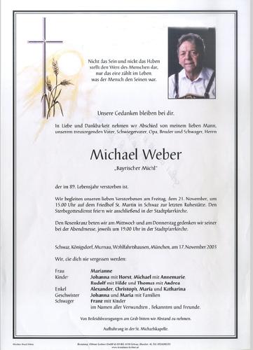 Parte von Michael Weber