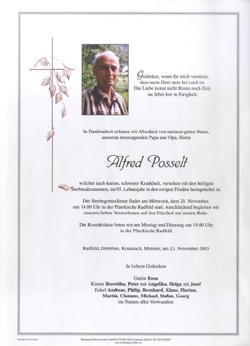Parte von Alfred Posselt