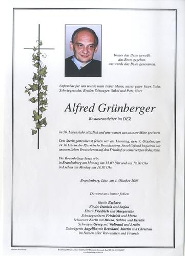 Parte von Alfred Grünberger