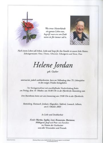 Parte von Helene Jordan