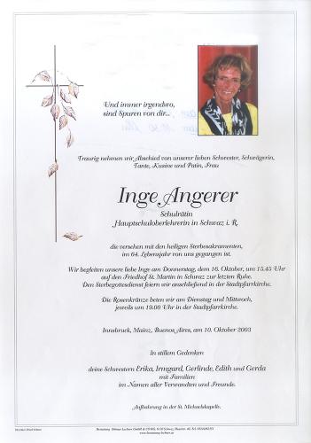 Parte von Inge Angerer