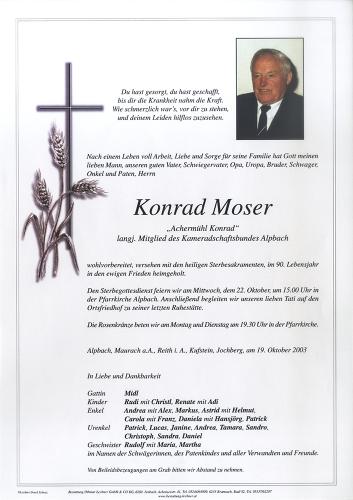 Parte von Konrad Moser