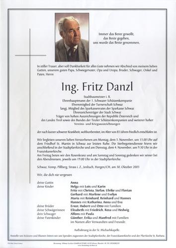 Parte von Fritz Danzl