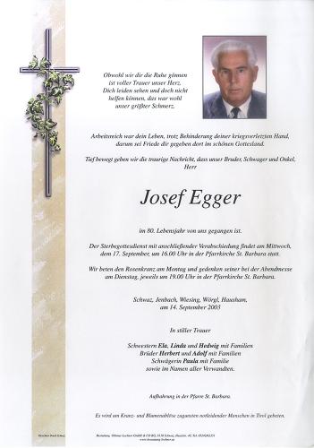 Parte von Josef Egger