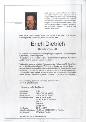 Parte von Erich Dietrich