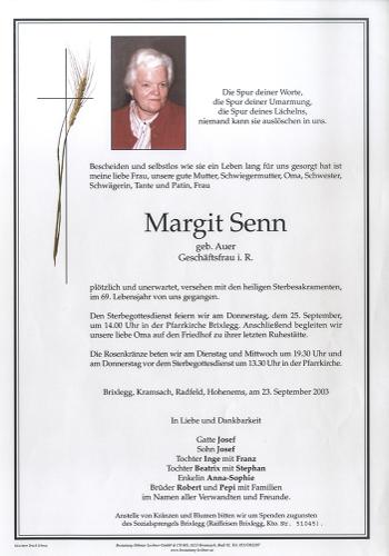 Parte von Margit Senn