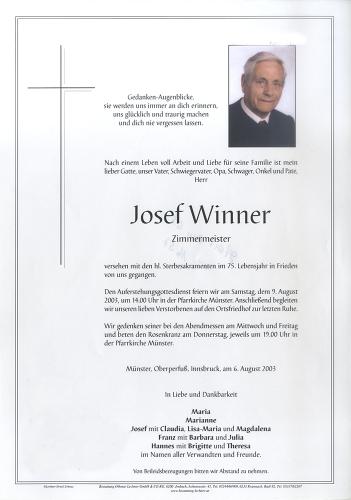 Parte von Josef Winner