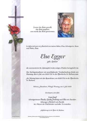 Parte von  Else Egger