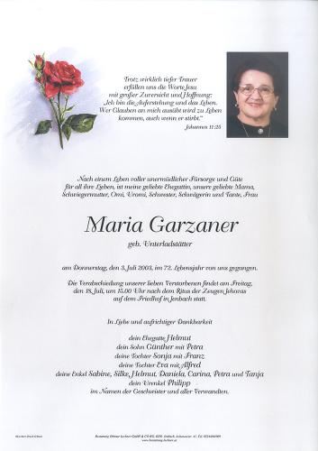 Parte von Maria Garzaner