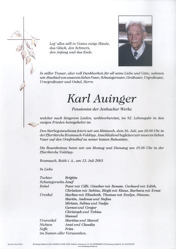 Parte von Karl Auinger