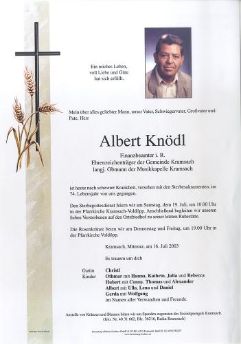 Parte von Albert Knödel