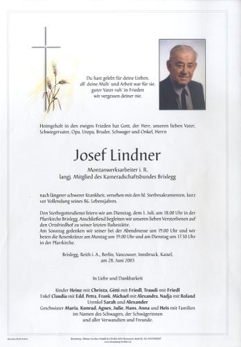 Parte von Josef Lindner