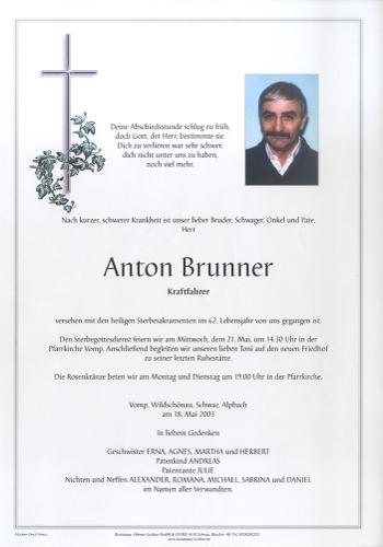 Parte von Anton Brunner