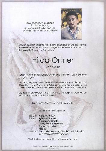 Parte von Hilda Ortner