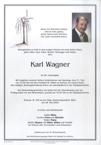 Parte von Karl Wagner