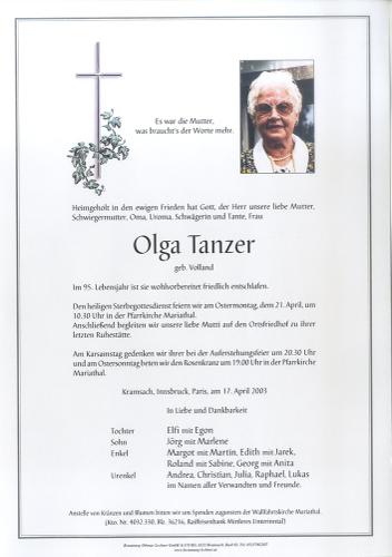 Parte von Olga Tanzer