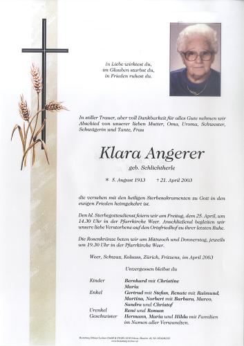Parte von Klara Angerer