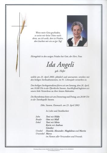 Parte von Ida Angeli