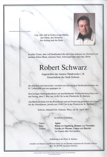 Parte von Robert Schwarz