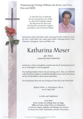 Parte von Katarina Moser