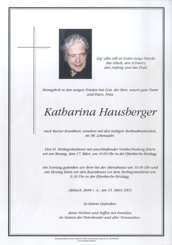 Parte von Katharina Hausberger