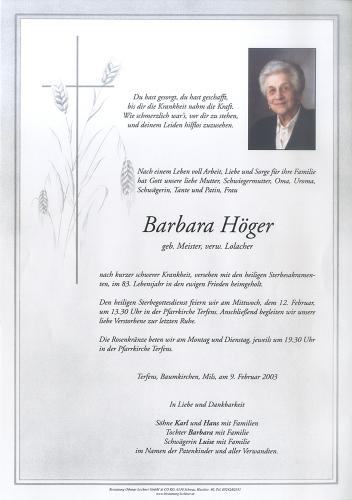 Parte von Barbara Höger