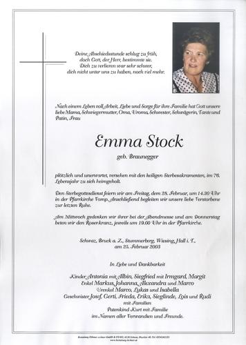 Parte von Emma Stock