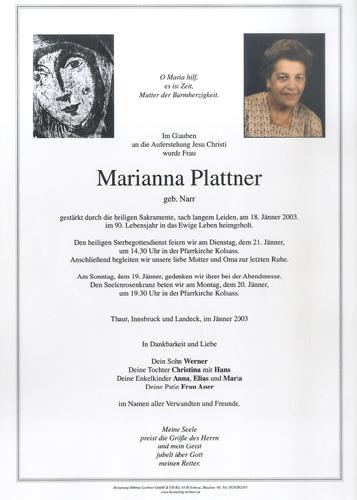 Parte von Marianna Plattner