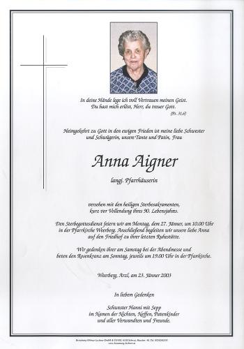 Parte von Anna Aigner