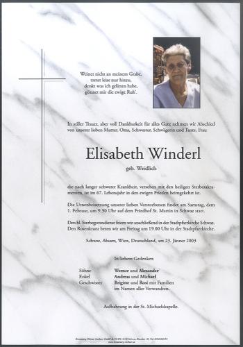 Parte von Elisabeth Winderl