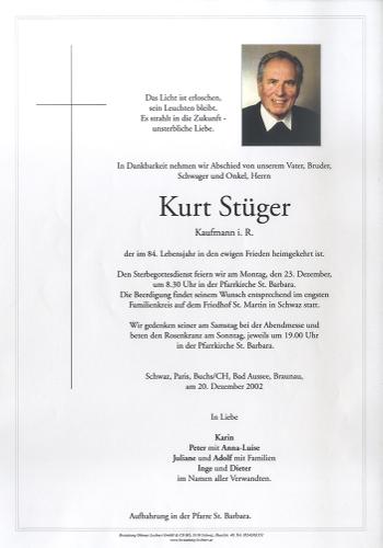 Parte von Kurt Stüger