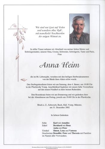 Parte von Anna Heim