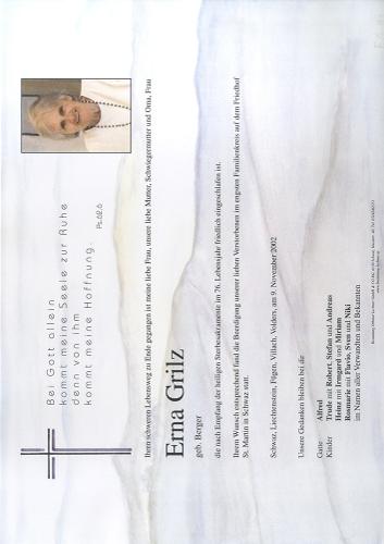 Parte von Erna Grilz